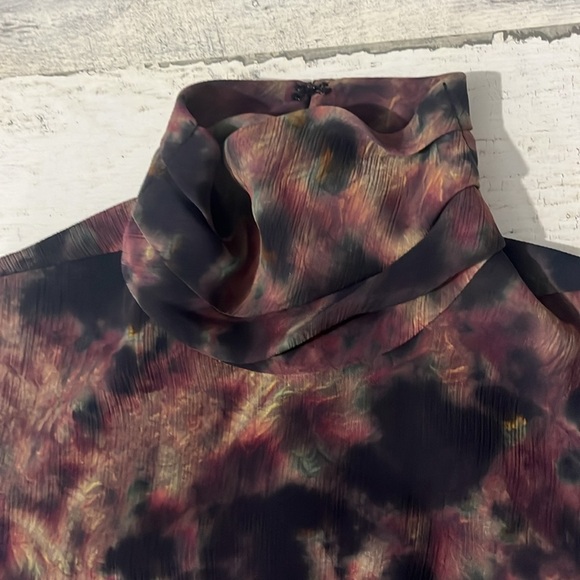 Amanda Uprichard Tie Dye High Neck Dress Size XS - Picture 4 of 9